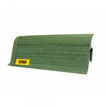 Плинтус пластиковый iDeal 027 Зеленый 55 мм