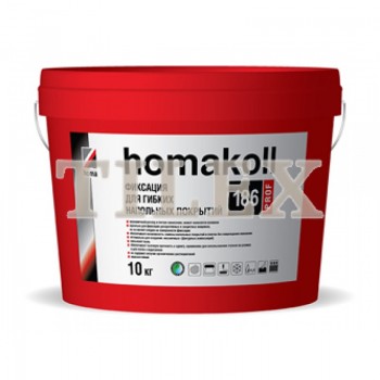 Клей-фиксация homakoll 186 prof 10 литров для напольных покрытий